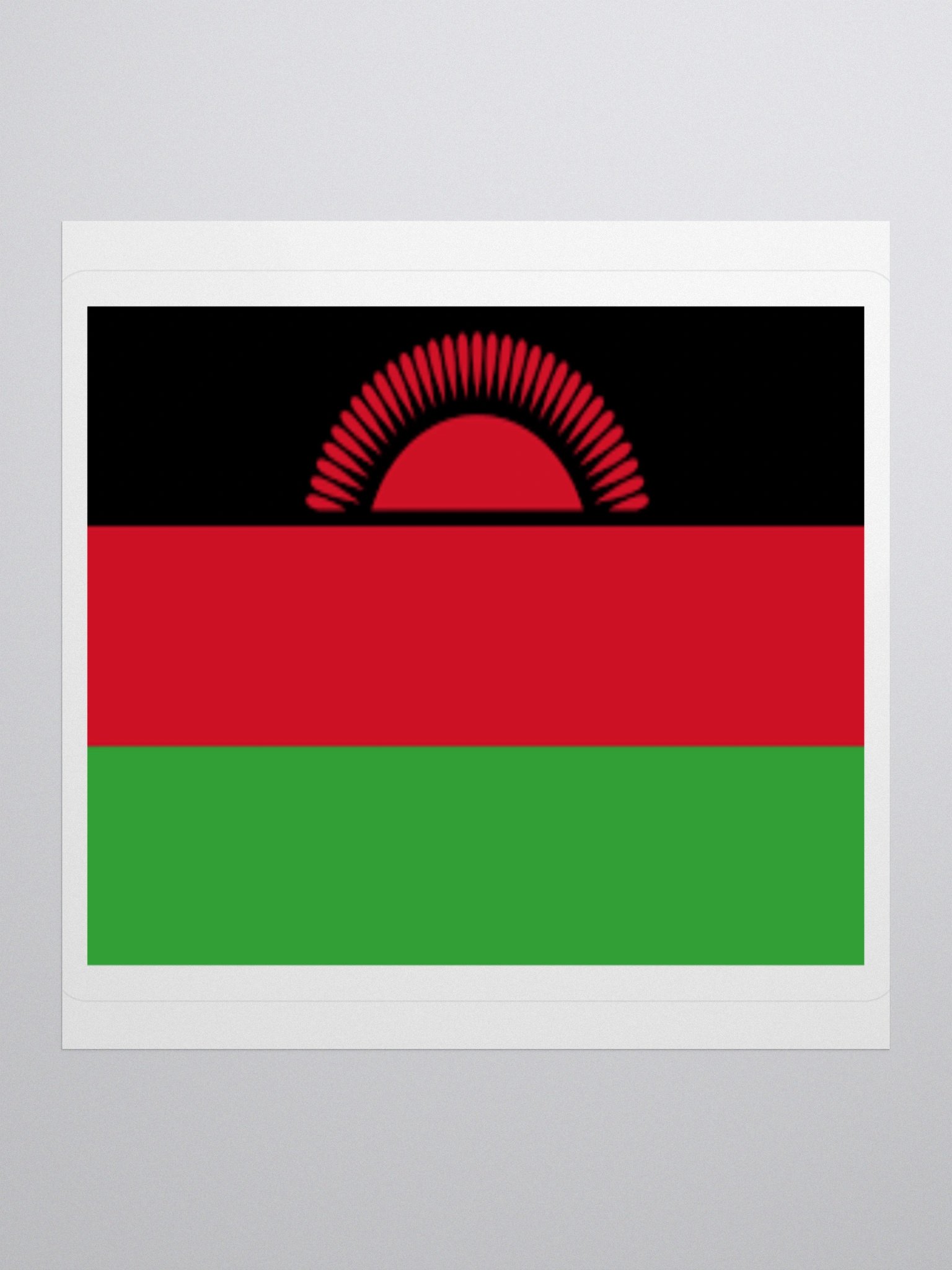 Exclusive Malawi Flag Sticker – High-Quality Vinyl for Indoor Use product image (2)