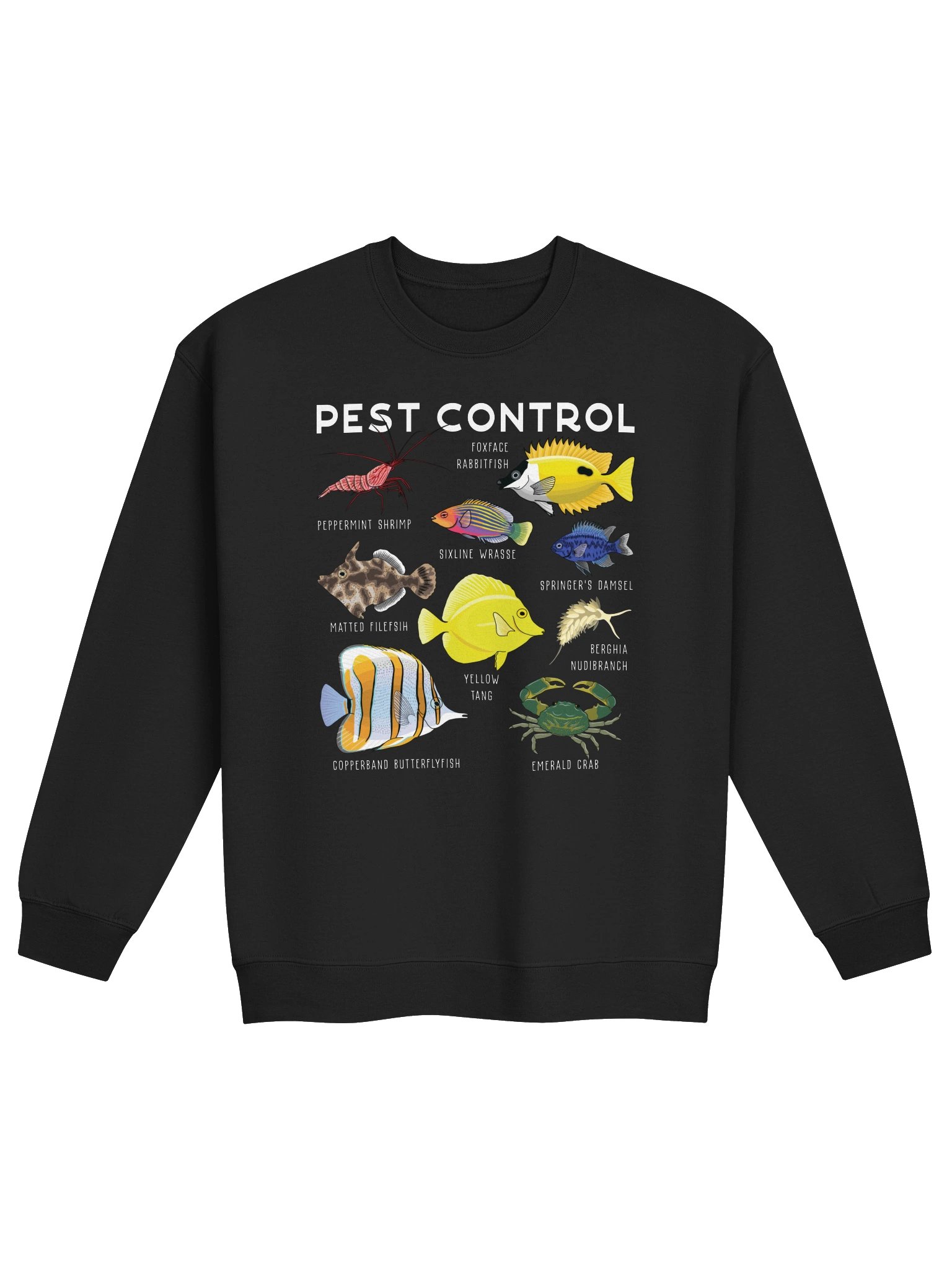Pest Control Sweatshirt for Reef Aquarium Lovers product image (5)