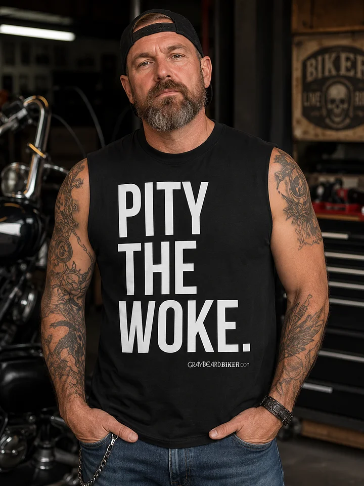 Pity The Woke Sleeveless Muscle Tee product image (1)