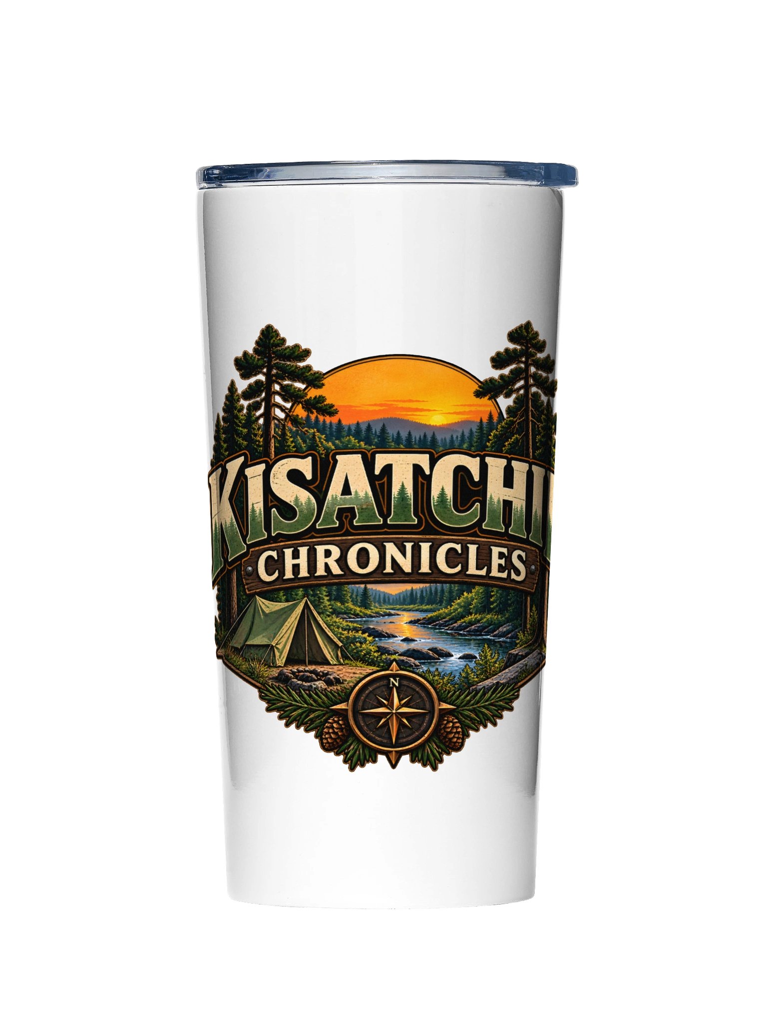 Kisatchie Chronicles Camping Tumbler product image (1)