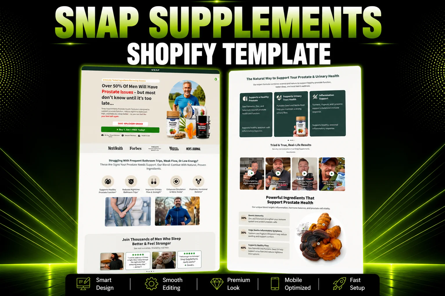 Snap Supplements Shopify Template product image (1)