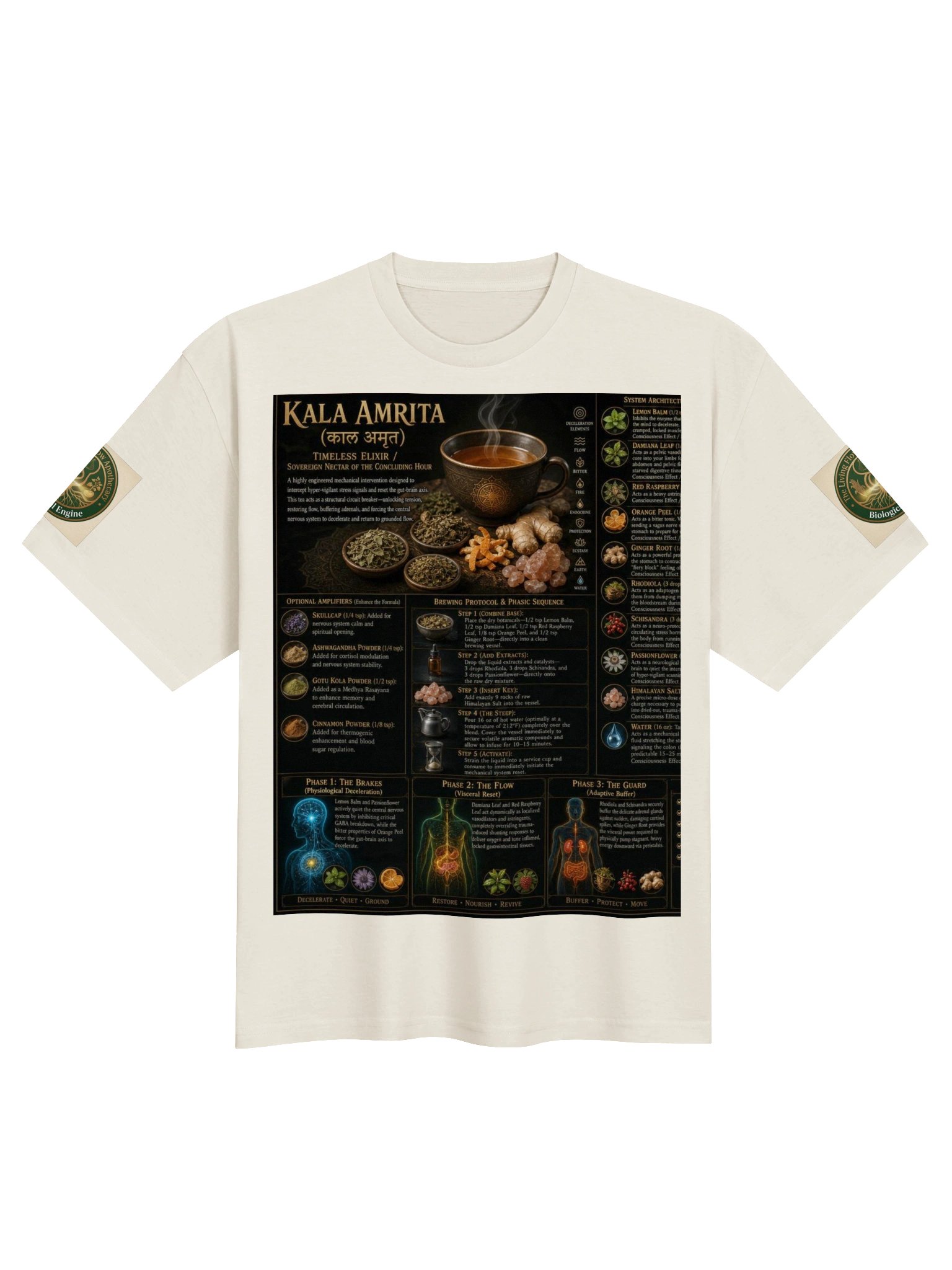 Kala Amrita Herbal Tea Poster Tee product image (1)