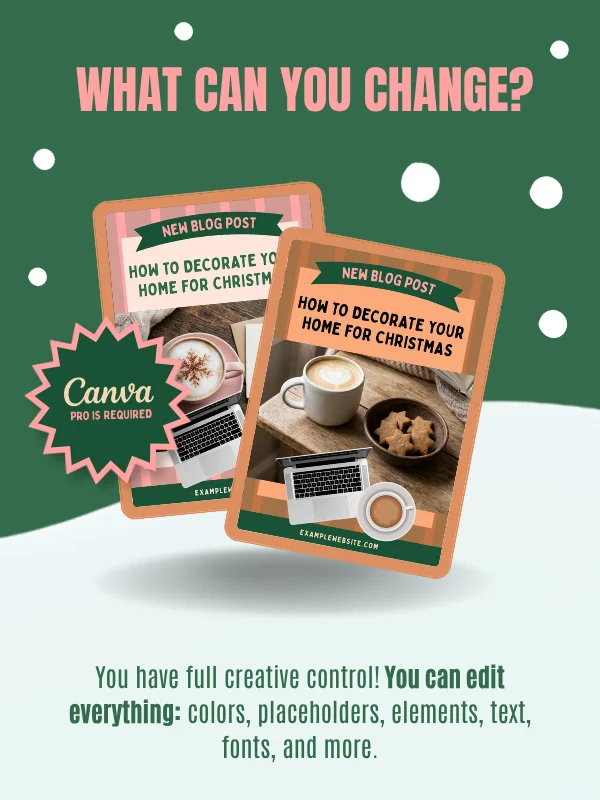 Coquette Christmas Instagram Story Templates product image (9)