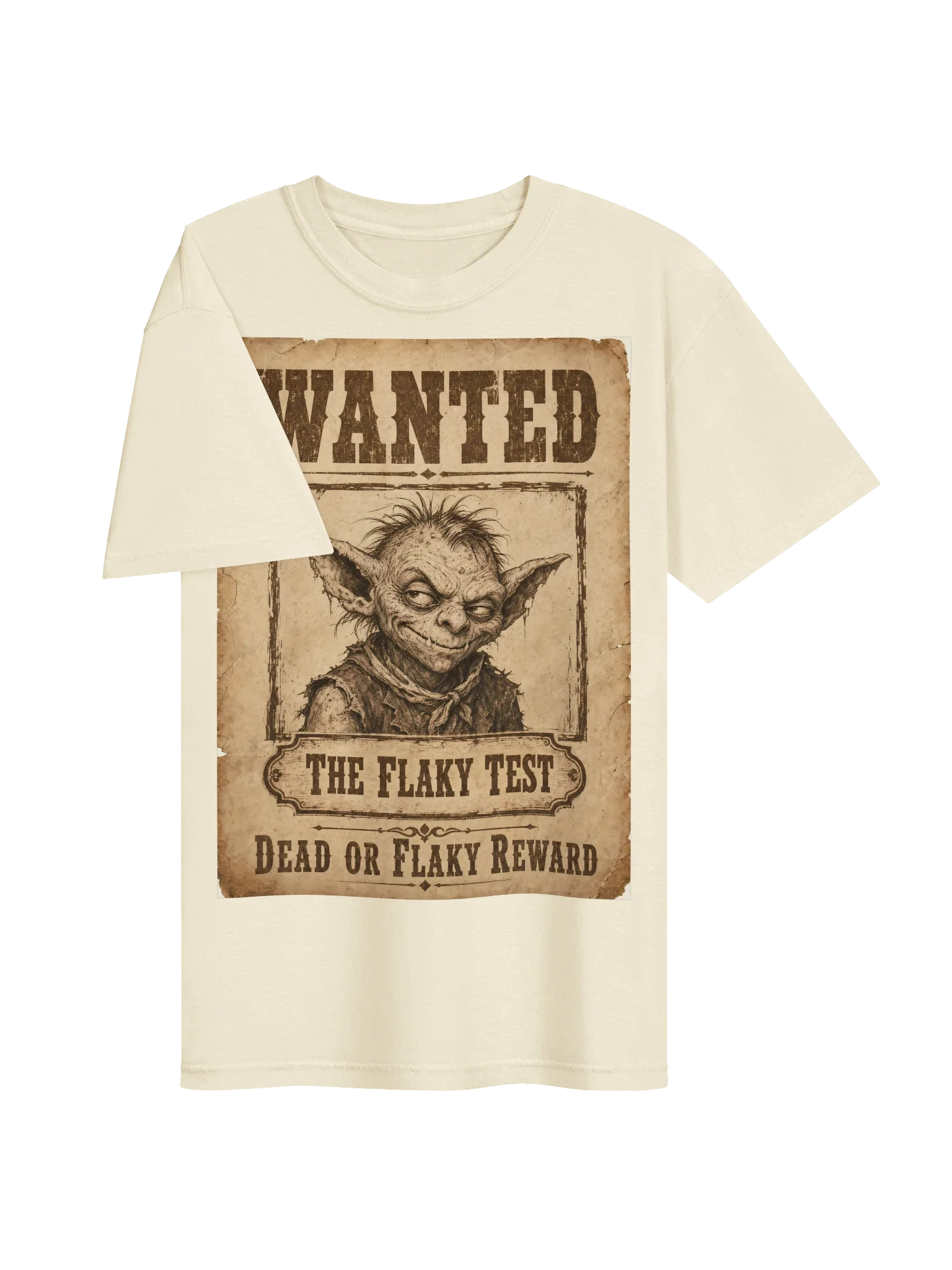 Wanted The Flaky Test Tee — view 3
