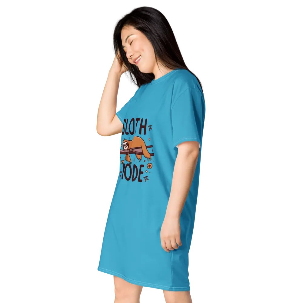 Sloth Mode - Shirt Dress product image (7)