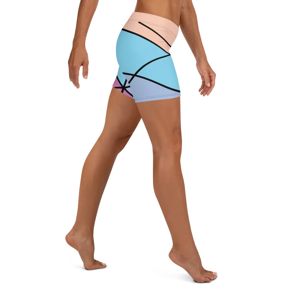 Modern Cool Multi-Colored Geometric Pattern Shorts product image (5)