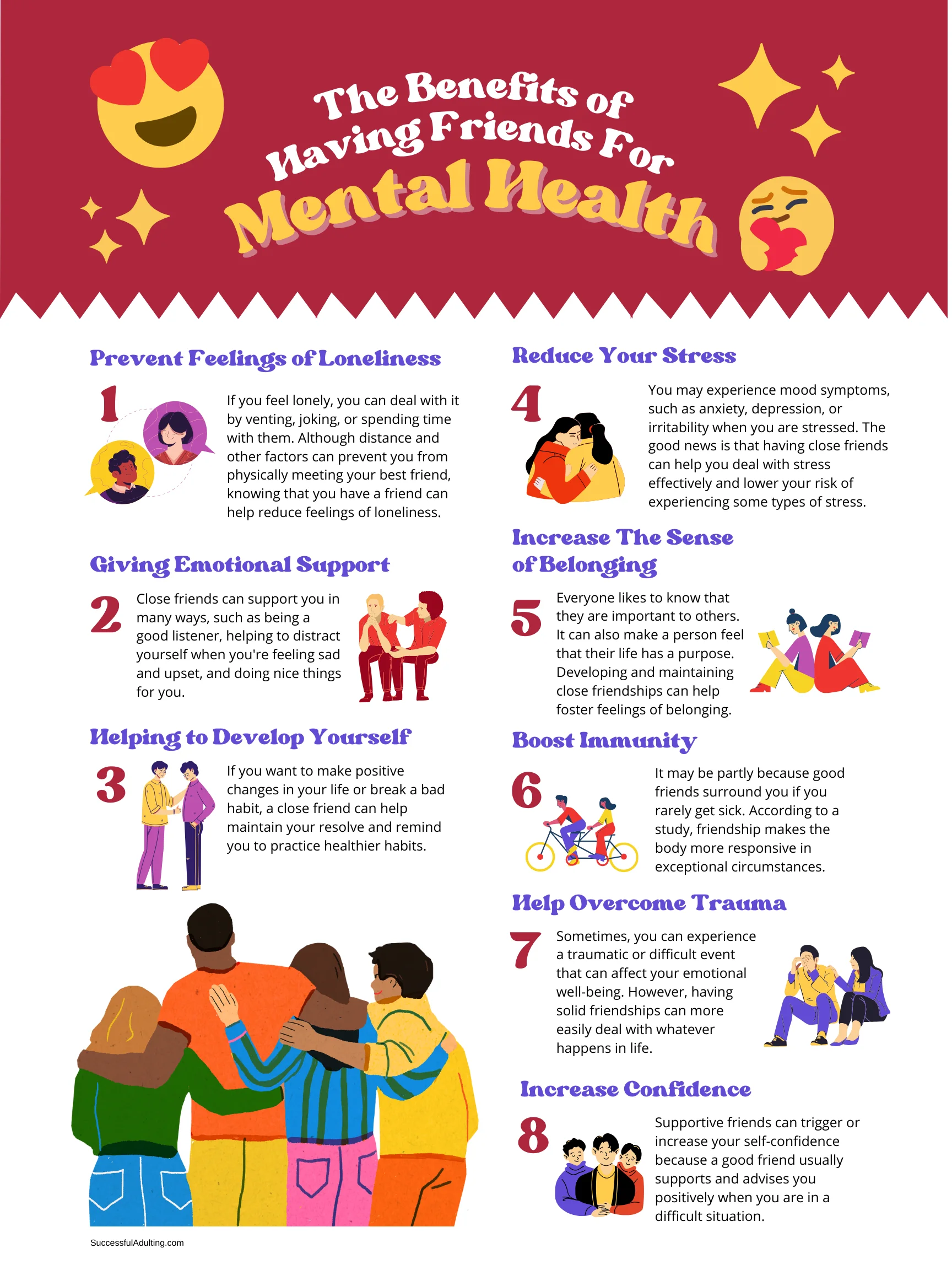 The Benefits of Having Friends for Mental Health product image (1)