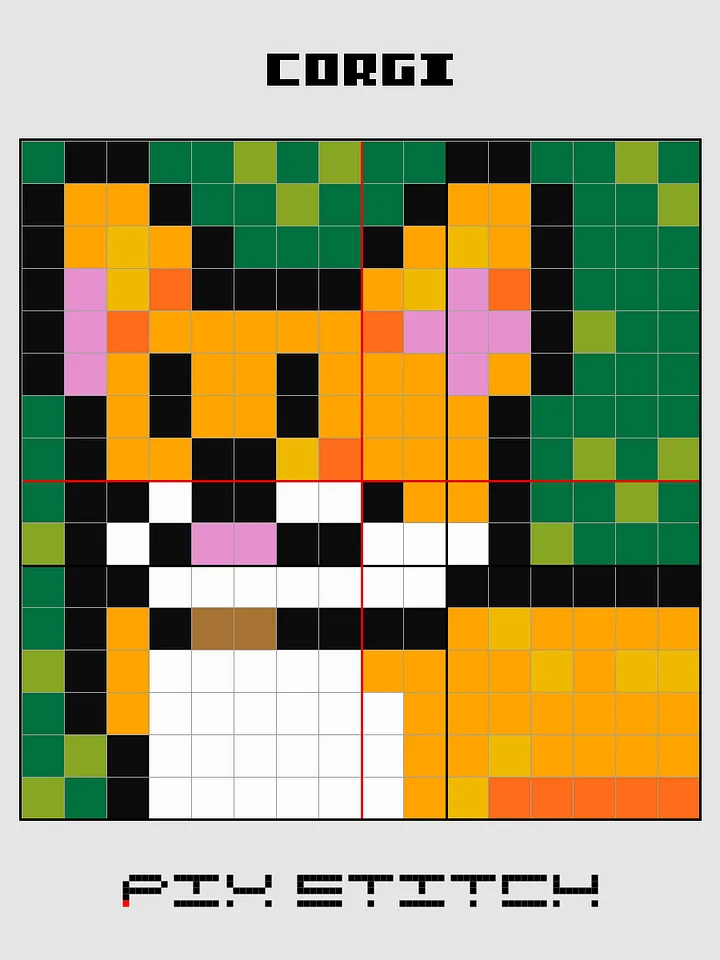 Corgi Pixel Art product image (2)