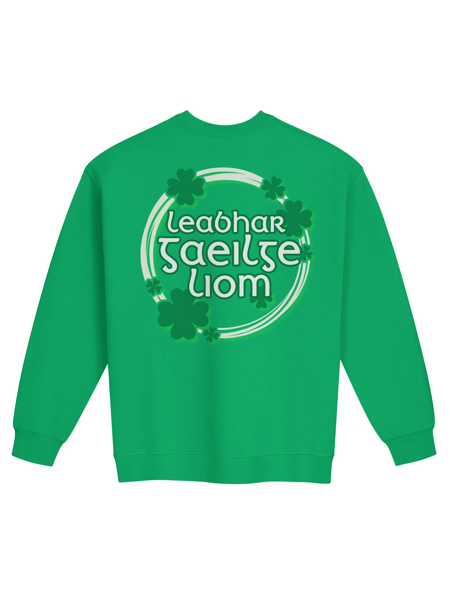 Speak Irish To Me - Labhair Gaeilge Liom ☘️ Classic Crewneck Sweatshirt in Irish Green product image (1)