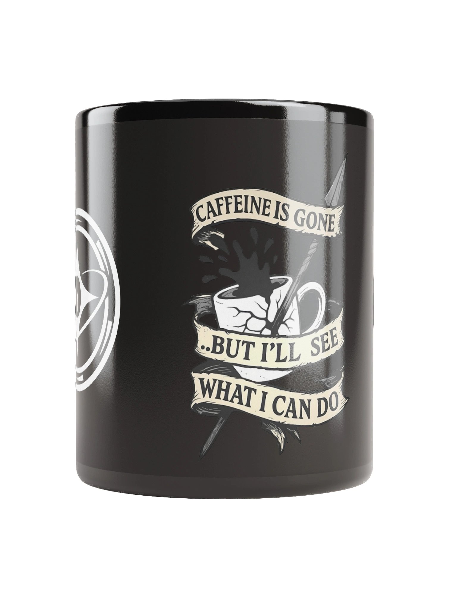 Caffeine is gone Mug... Black product image (5)