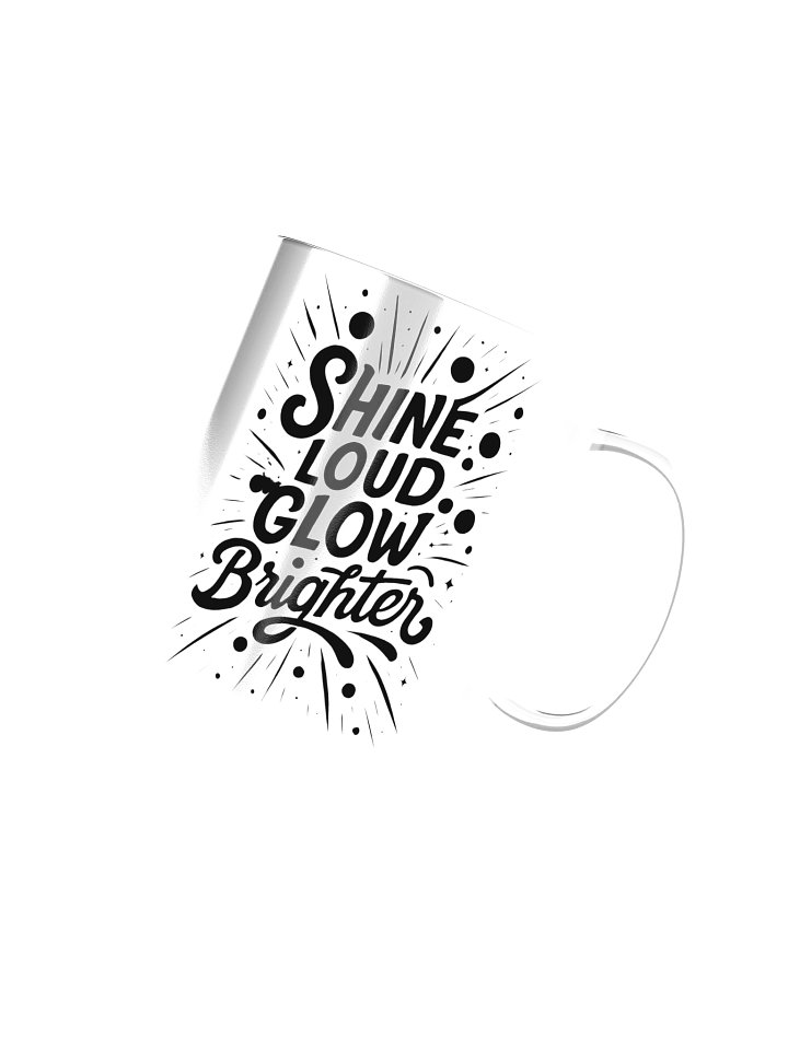 Shine Loud Glow Brighter – Bold Color Gradient Mug product image (14)
