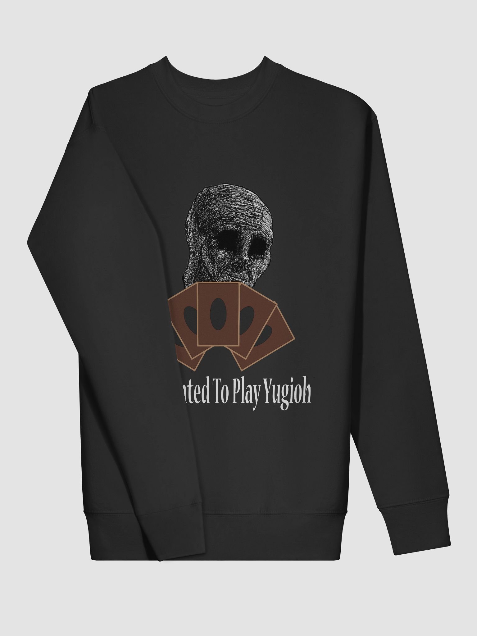 I Just Wanted To Play Yugioh Sadness Sweatshirt product image (3)