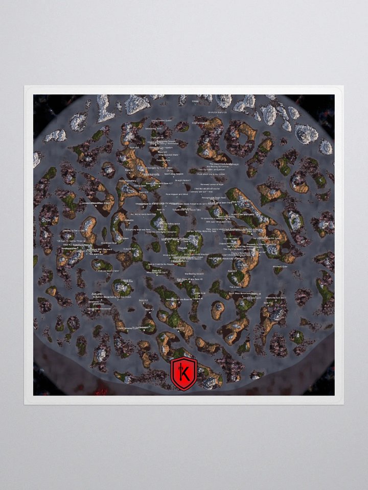 The Map from No Map. No Portal. Front Page. Sticker product image (1)