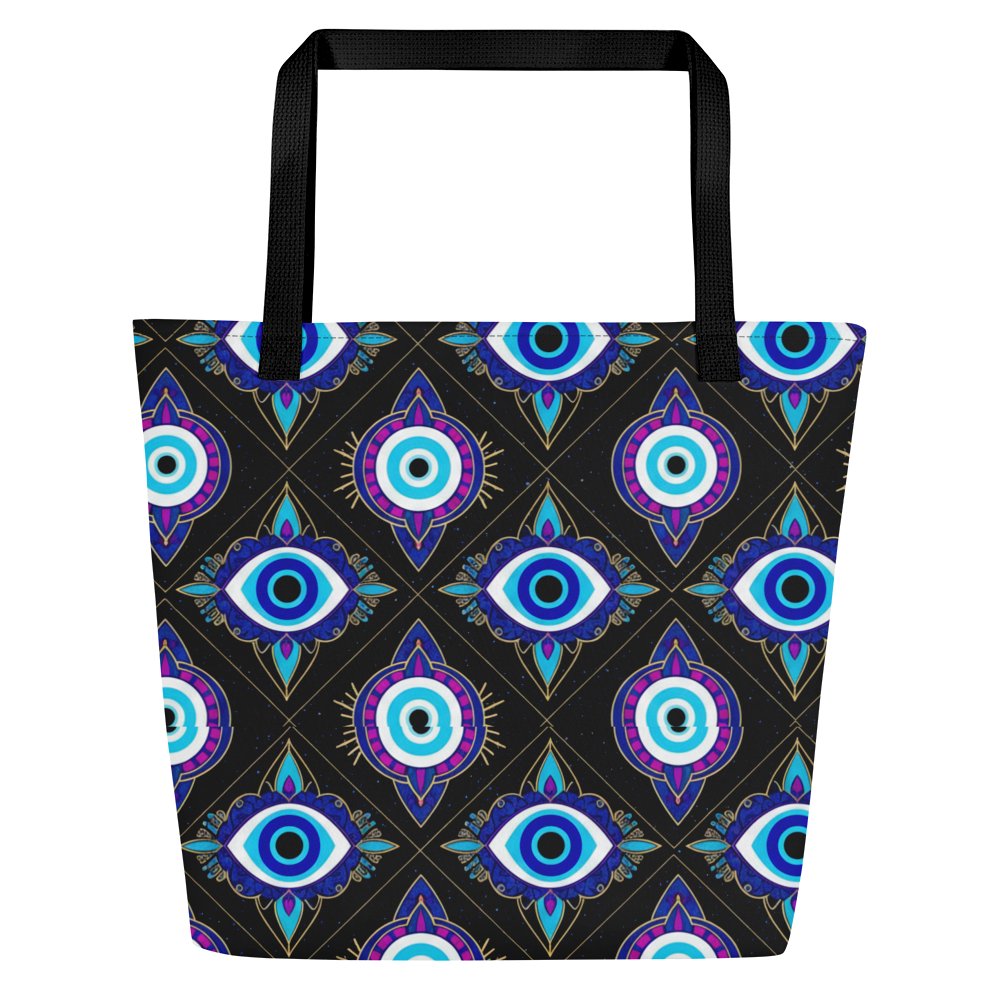 Evil Eye Protection -All-Over Tote Bag product image (3)