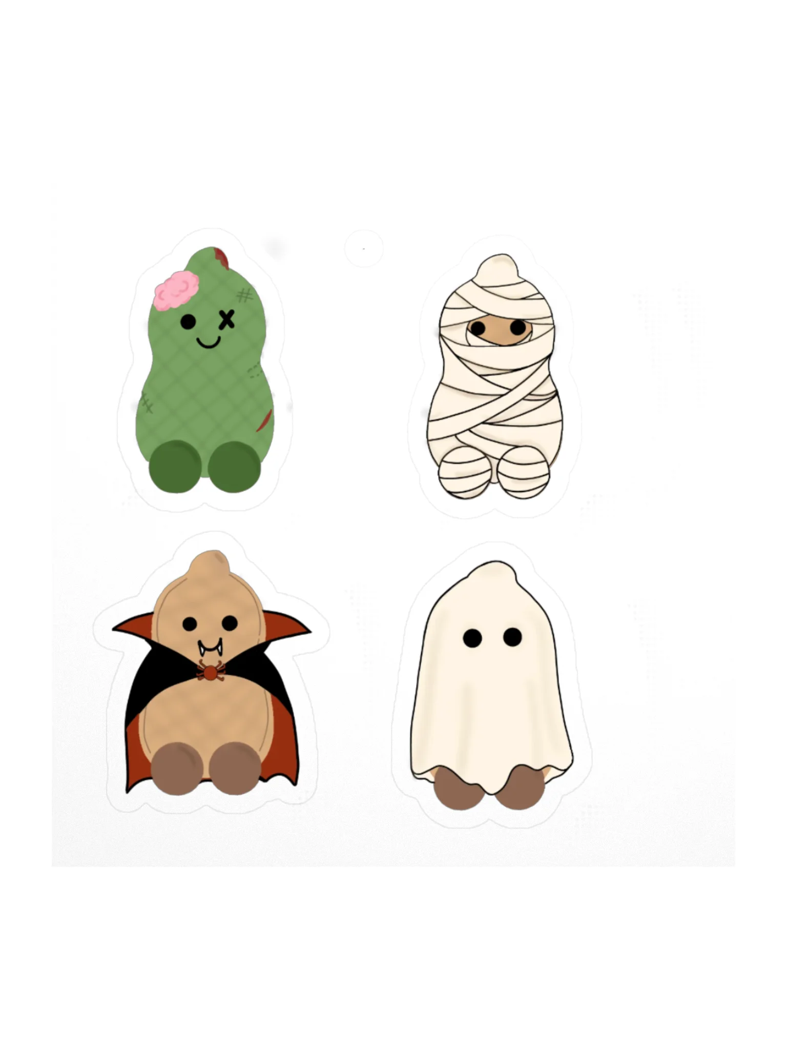 Nut of the Living Dead Stickers product image (1)