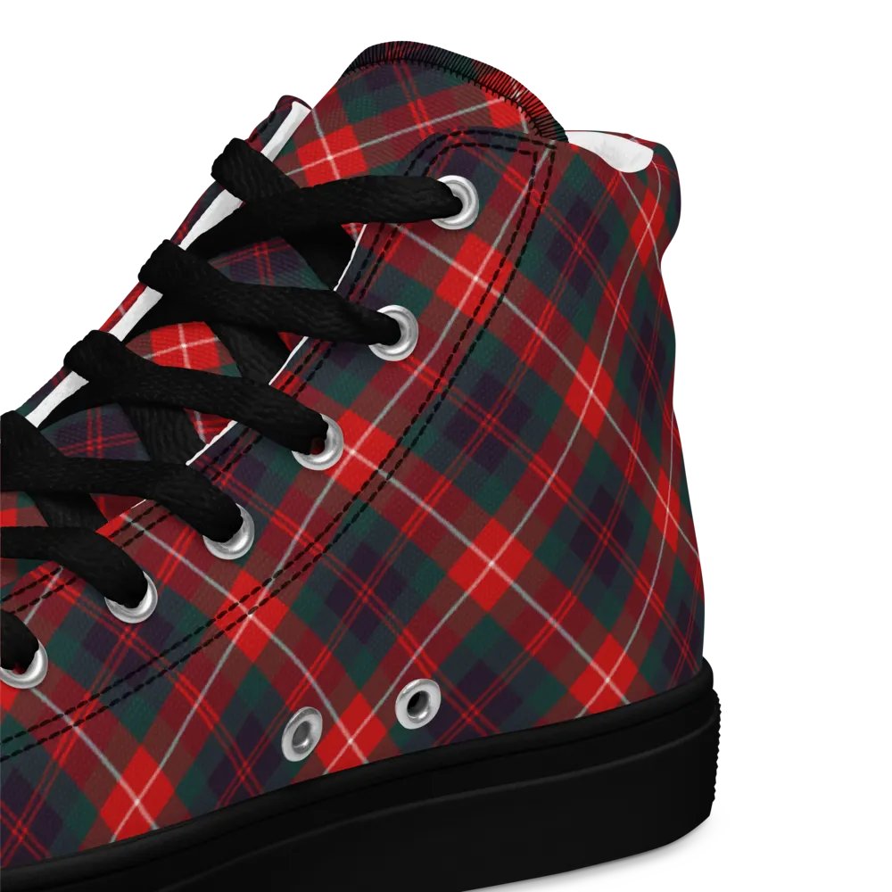 Fraser Tartan Men's High Top Shoes product image (12)