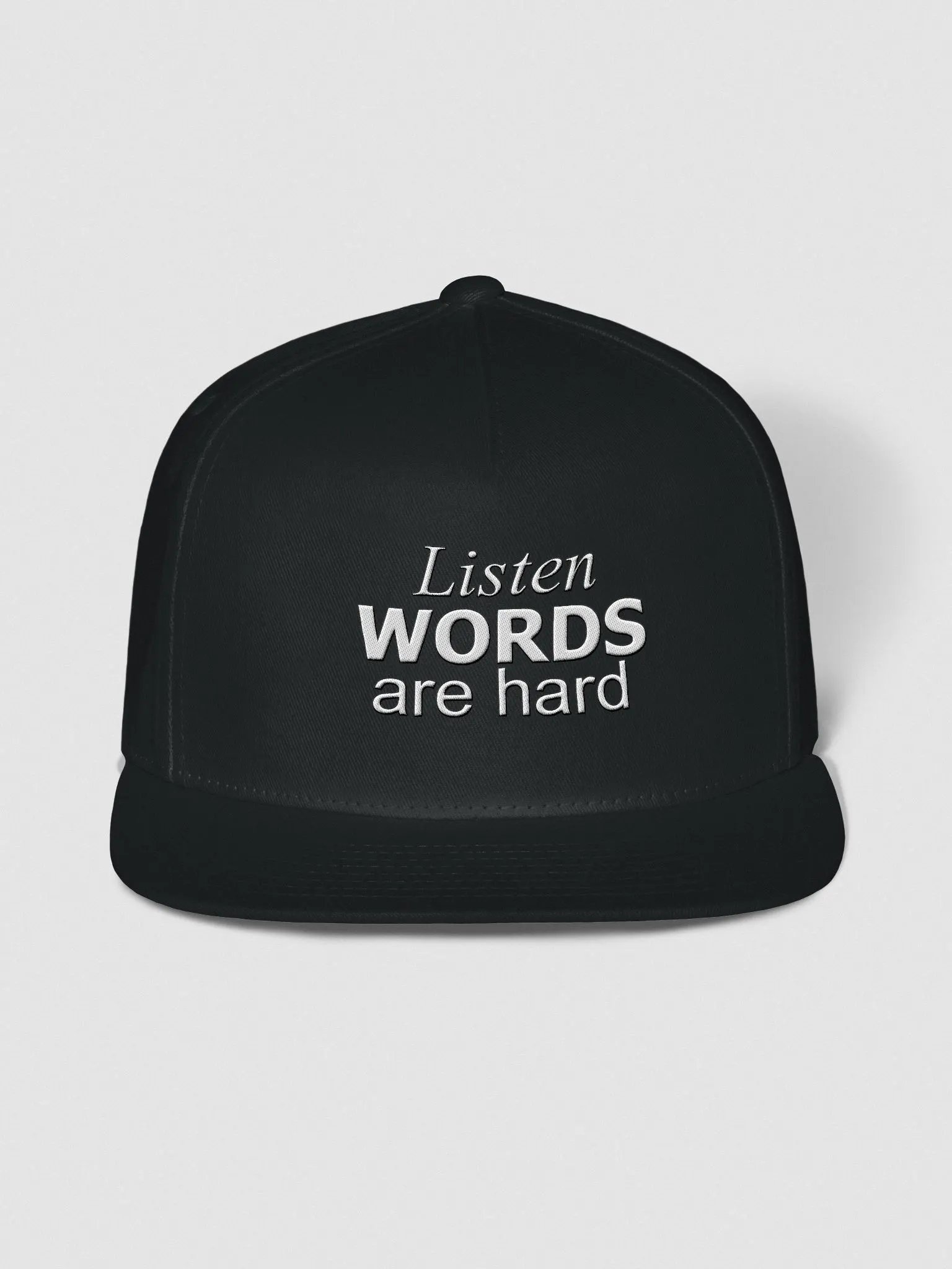 Words Are Hard Snapback product image (1)