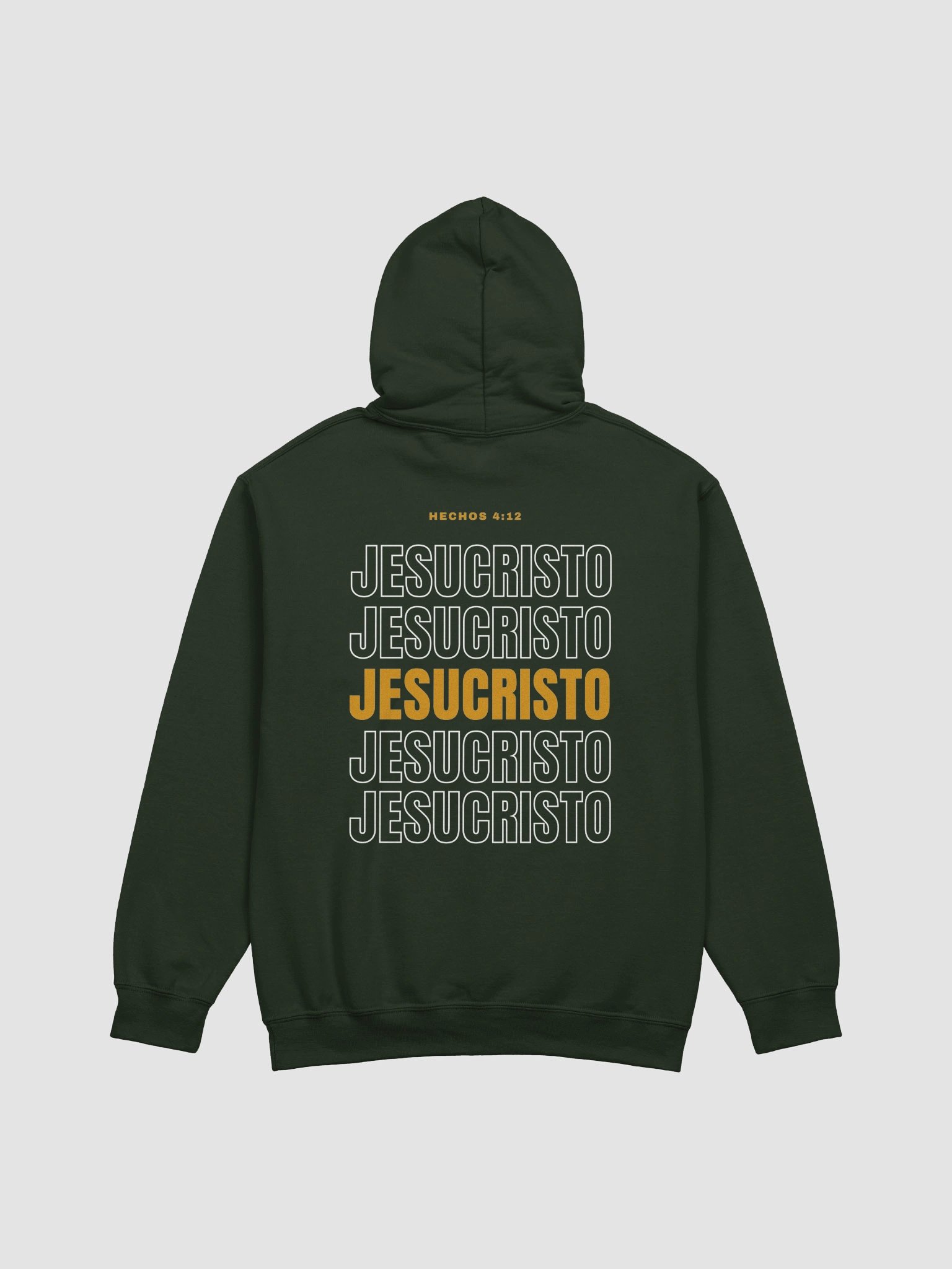 Sudadera Unisex Con Capucha | Hechos 4:12 Jesucristo product image (1)