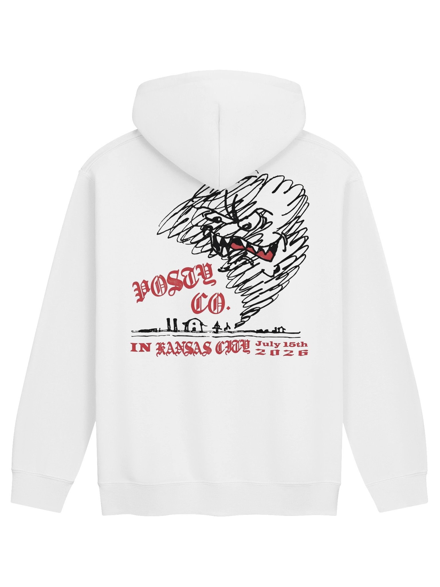 Post Malone Kansas City Big Ass Stadium Tour 2026 Merch Hoodie product image (2)