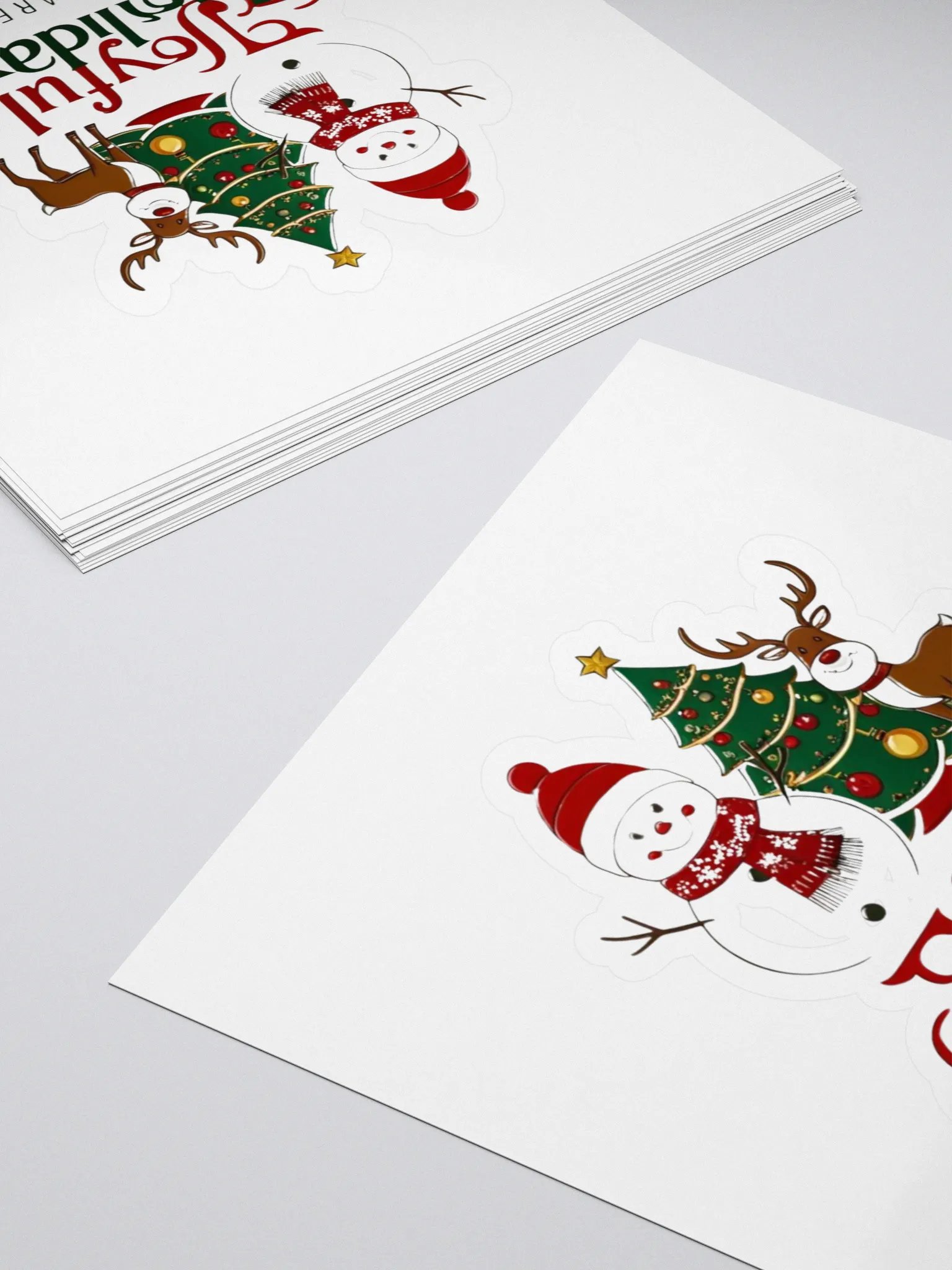 Joyful Holidays Kiss Cut Stickers product image (4)