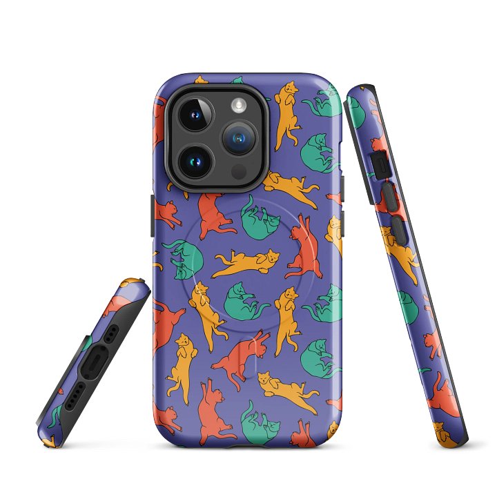 Catnap Chaos MagSafe® Tough iPhone Case product image (2)