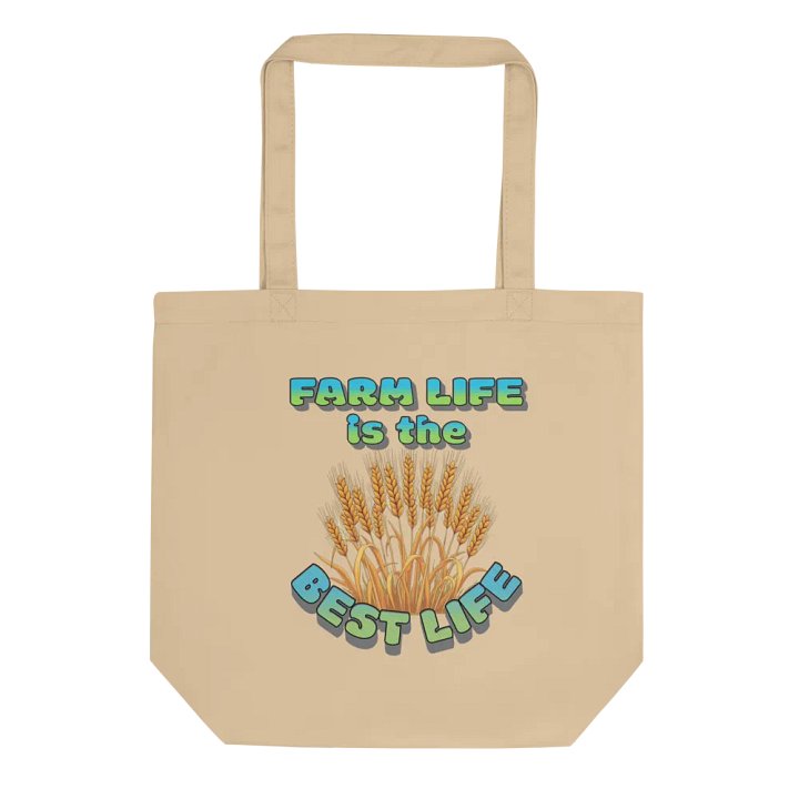 Farm Life Is The Best Life Eco-Friendly Tote Bag product image (1)