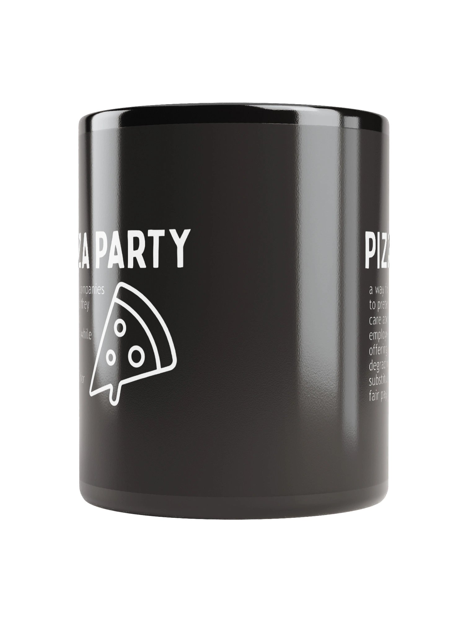 Pizza Party Black Mug product image (9)
