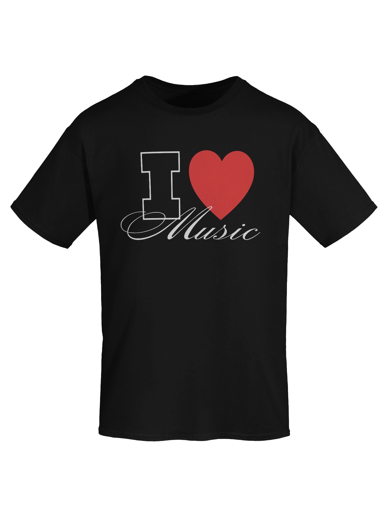 i love music tshirt (black) product image (7)