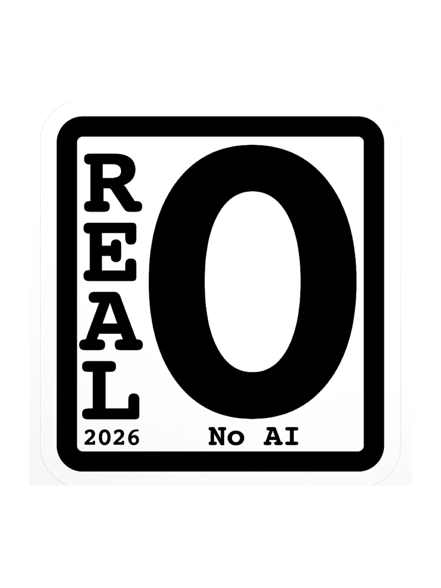 REAL 0 Sticker product image (1)