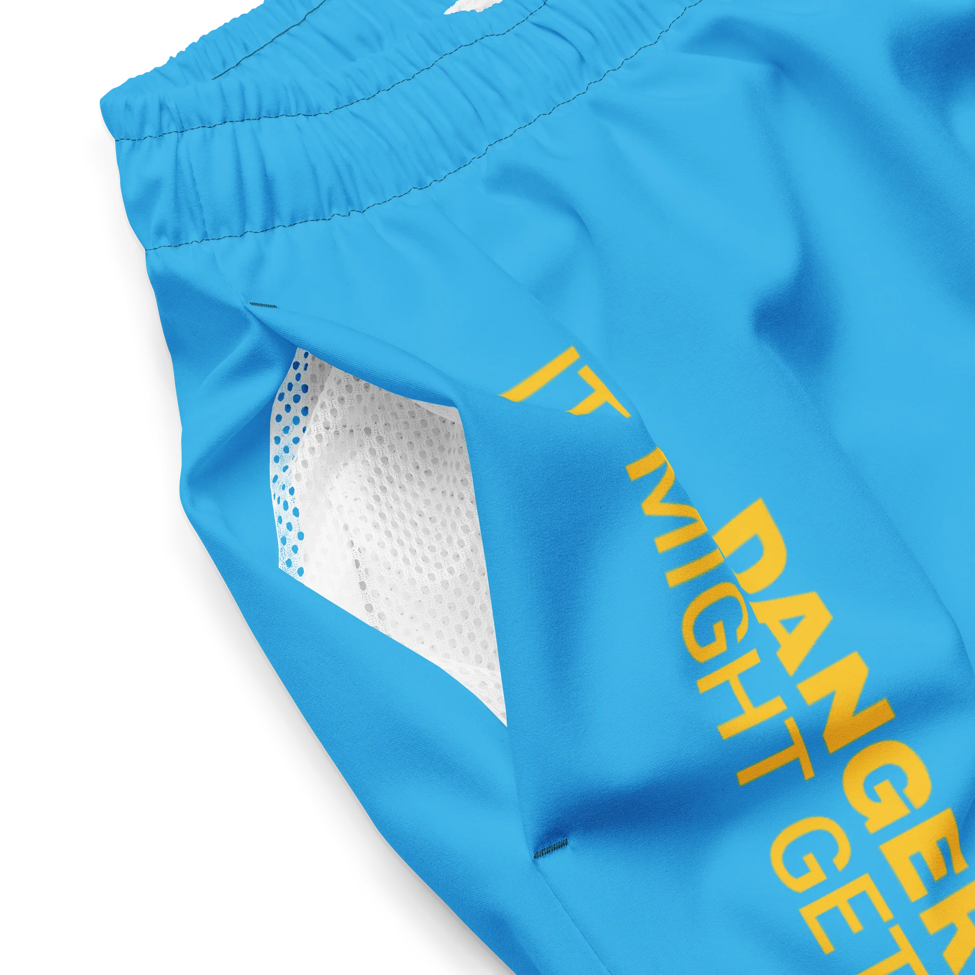 DANGER! - Blue/Yellow Swim Trunks product image (3)