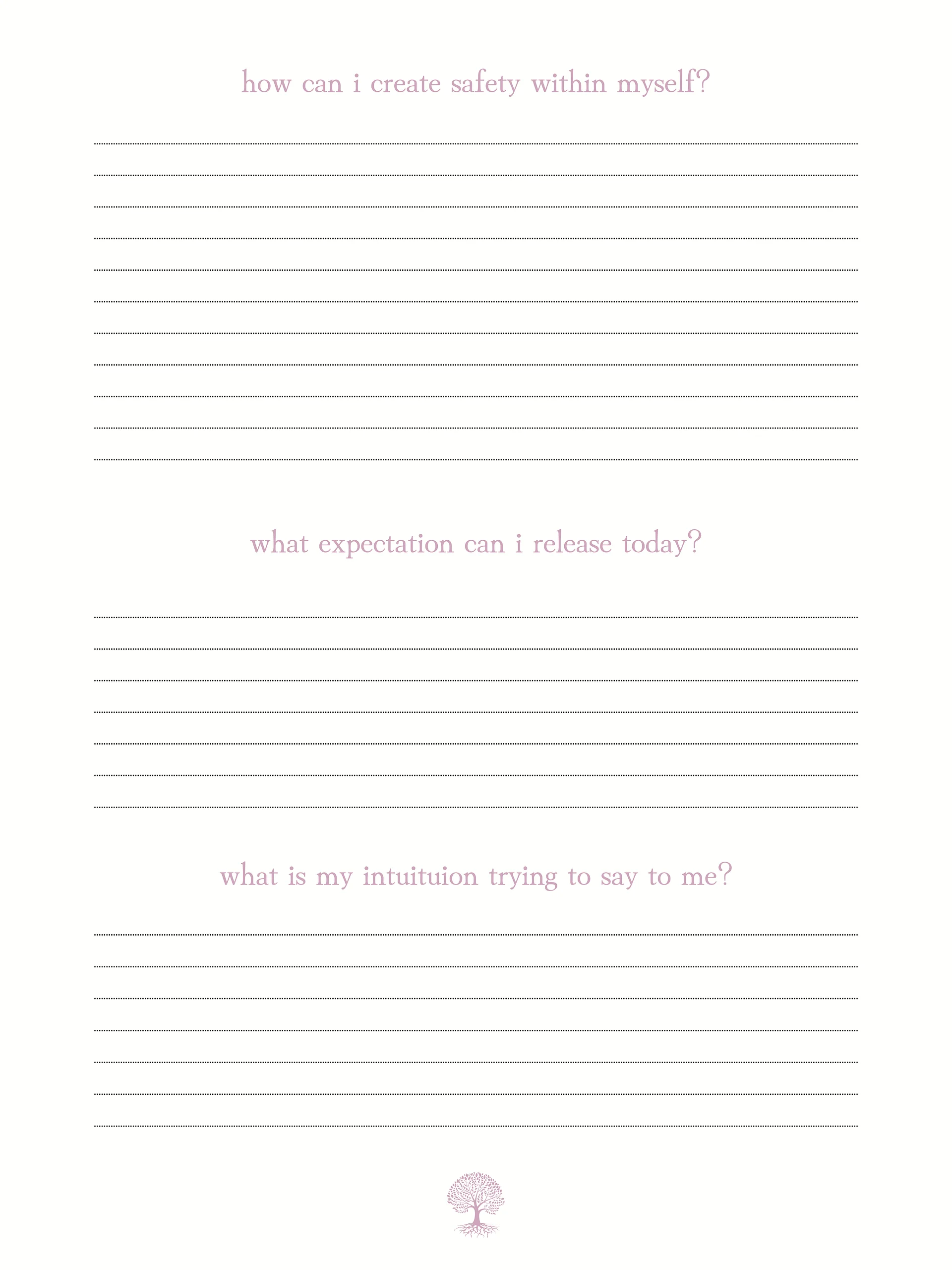 Gentle Shadow Work Journal | 6-Page Self-Reflection Printable product image (2)