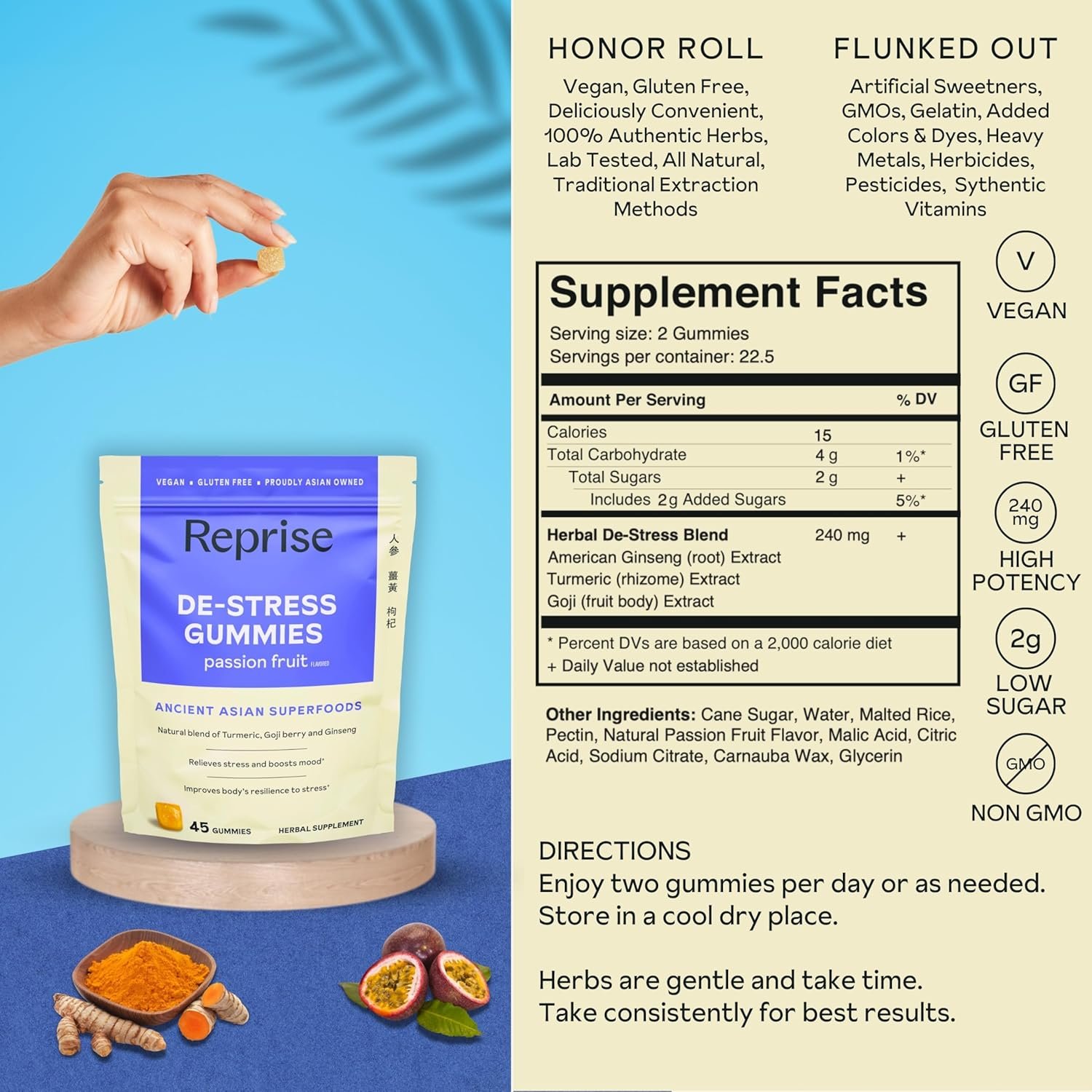 Destress Gummies by Reprise product image (5)
