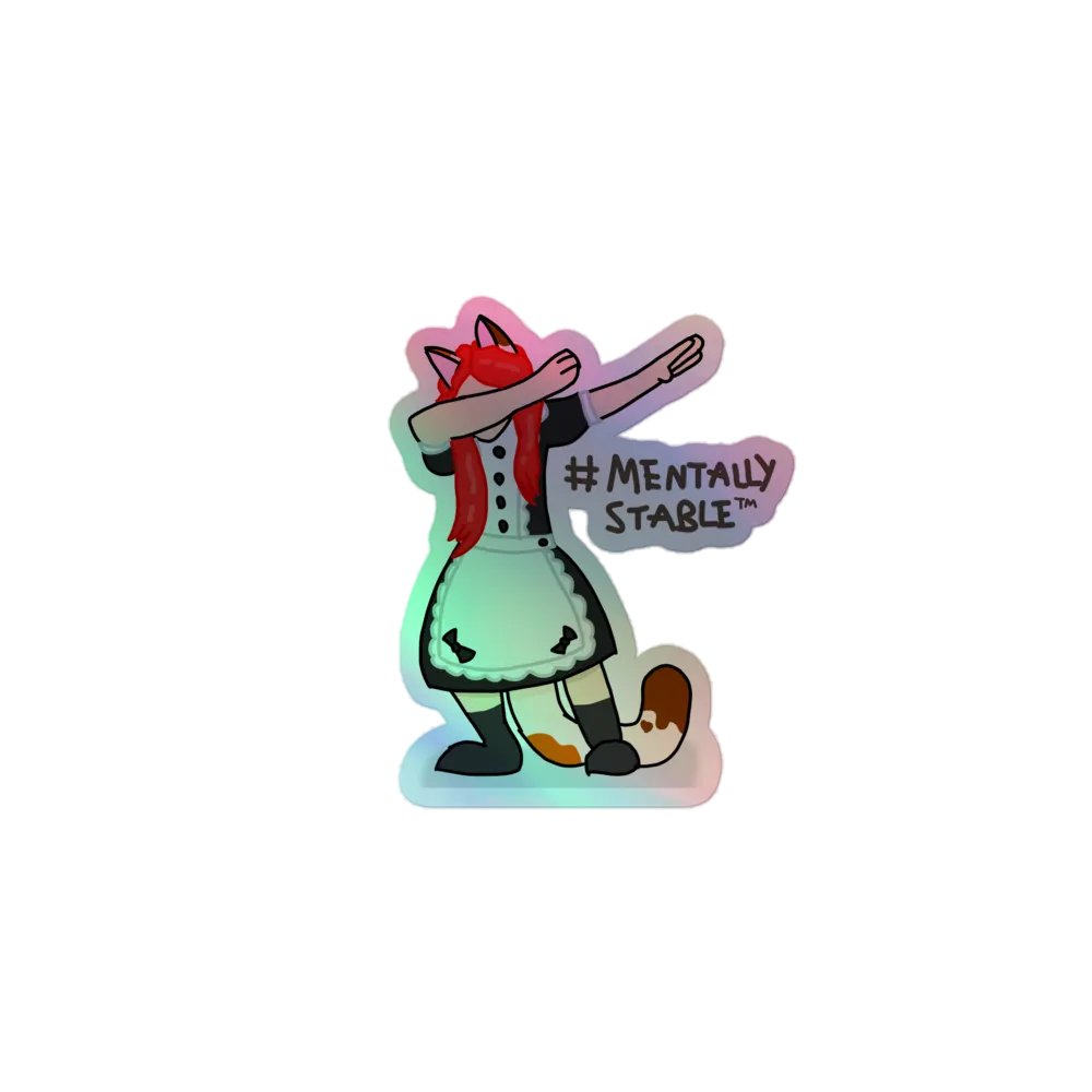 #MentallyStableTM Sticker product image (1)