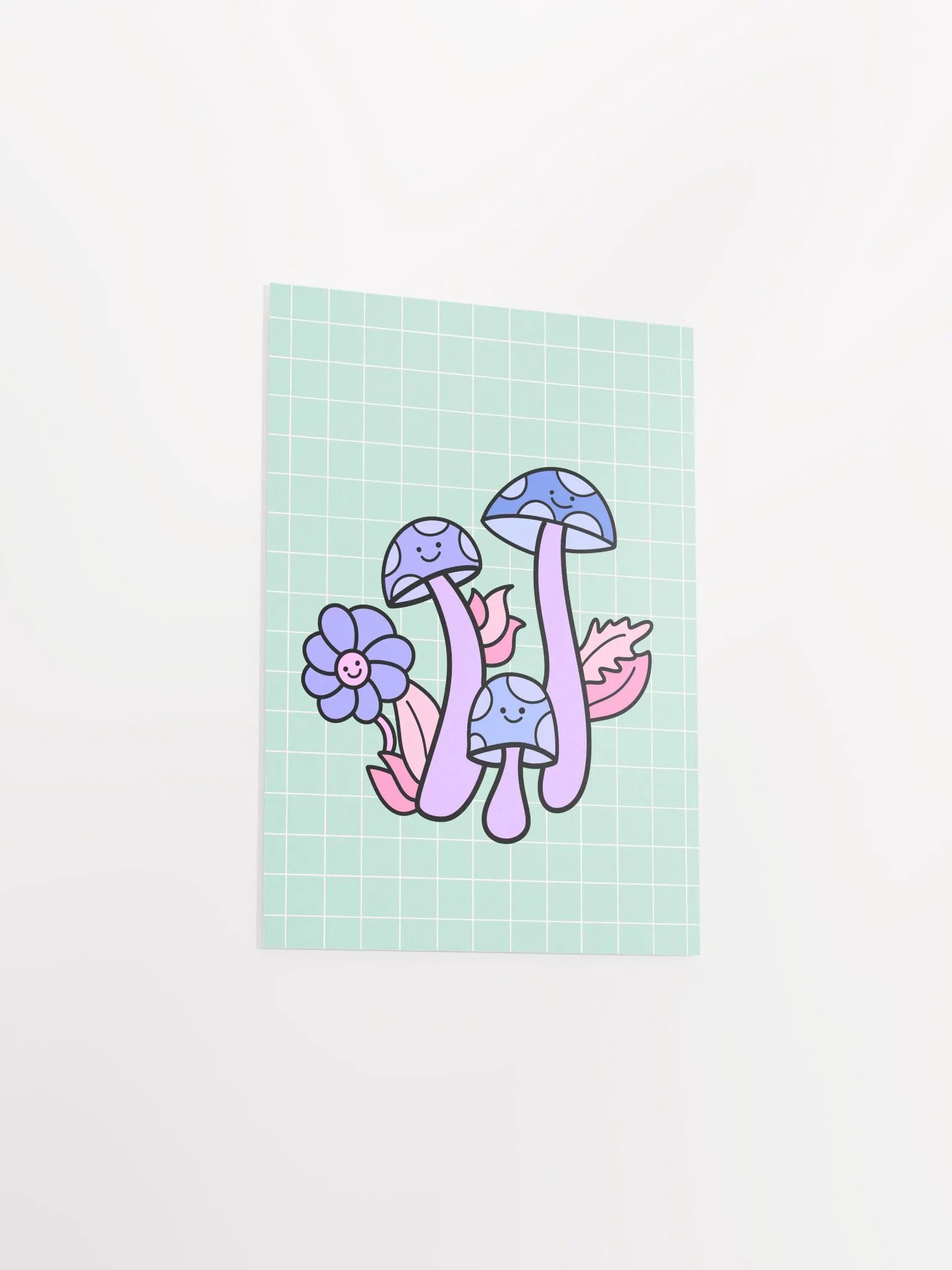 Smiley Mushrooms Prints product image (2)