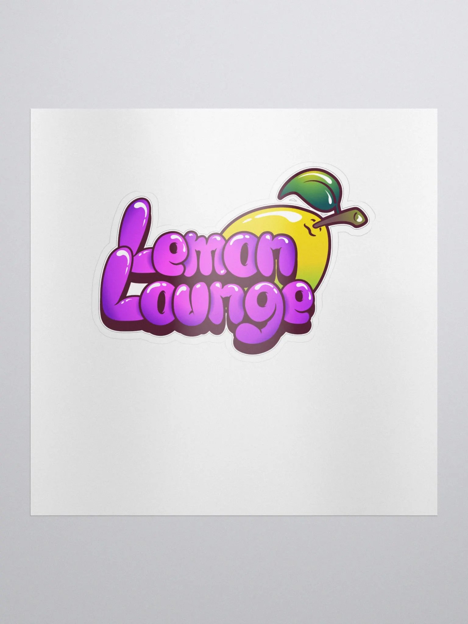 Lemon Lounge Sticker product image (1)