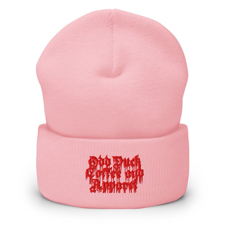 Odd Duck Gothic Logo Beanie product image (1)