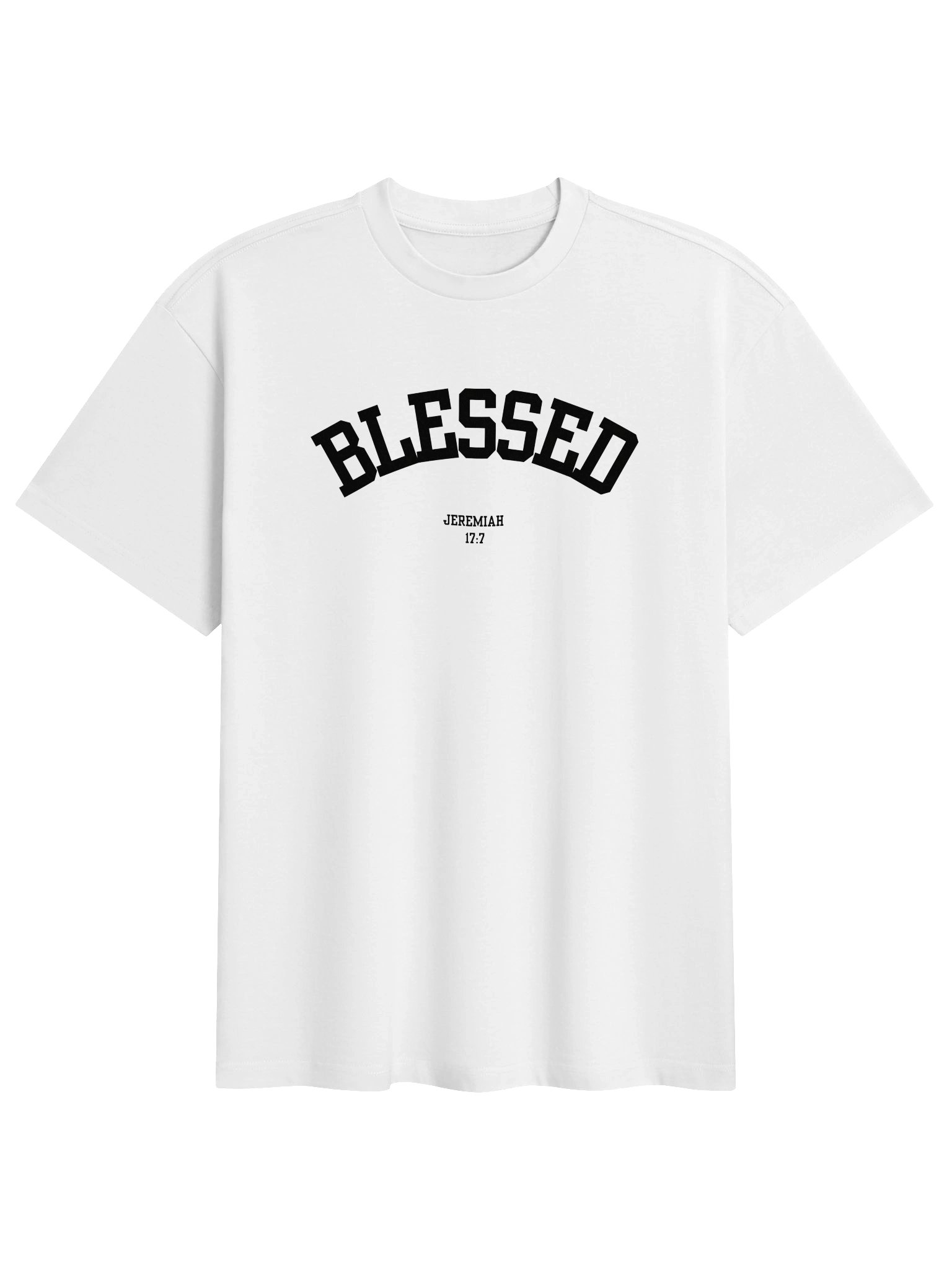 Blessed Boxy Tee (White) product image (1)