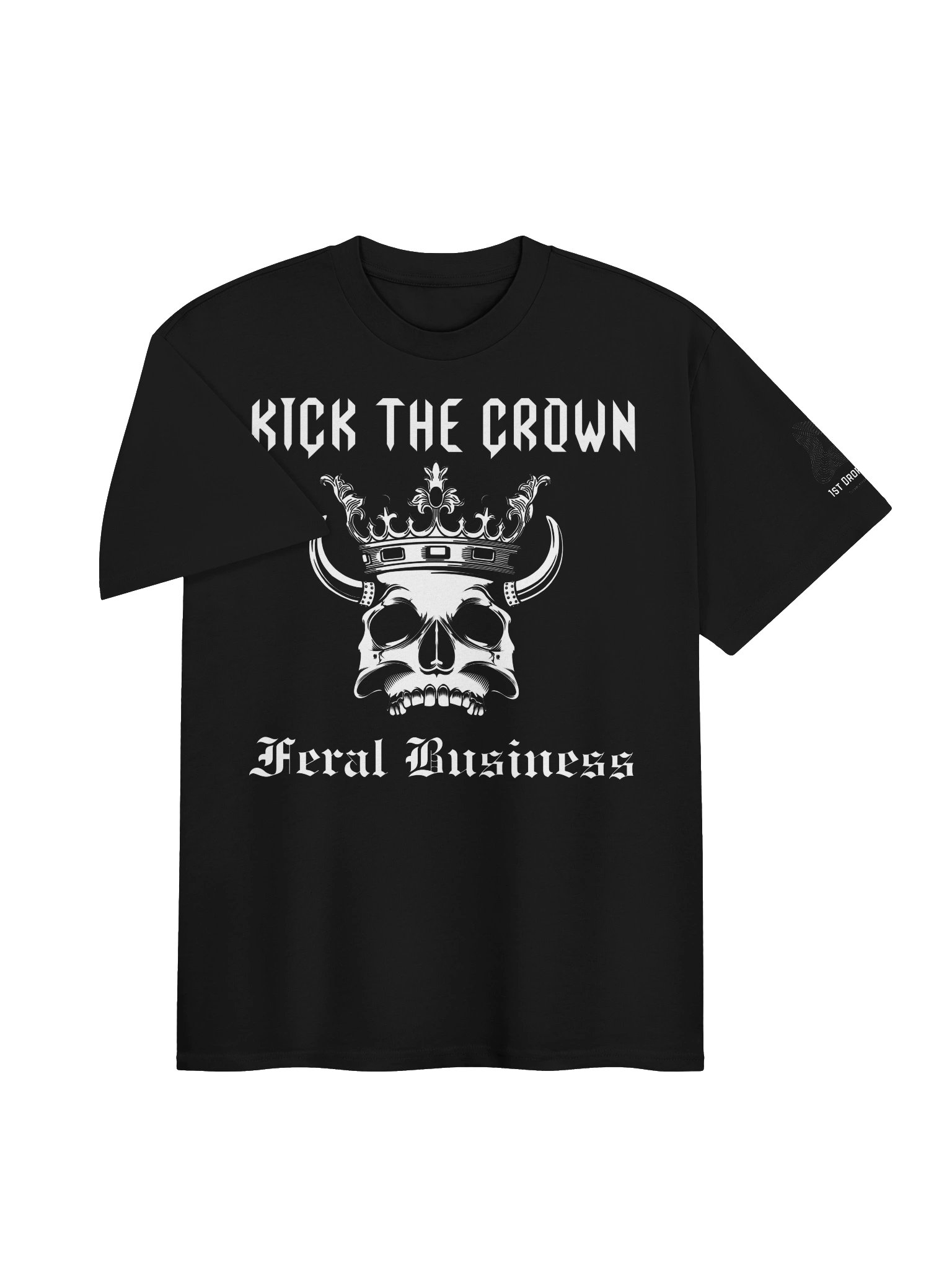 Feral Business Kick the Crown Oversized T-shirt product image (3)
