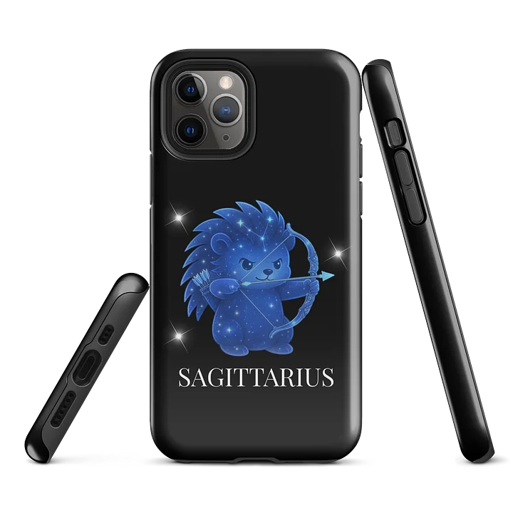 Zodiac hedgie Sagittarius iPhone phone case product image (1)