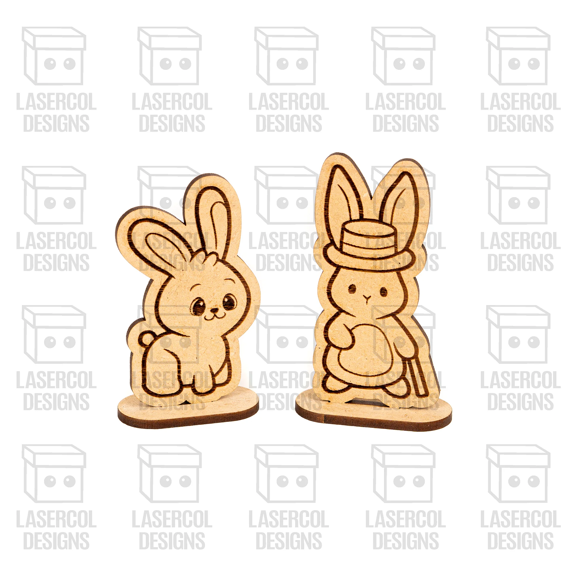 Easter Cutouts With Base Set 6 - Laser Cut Files product image (8)