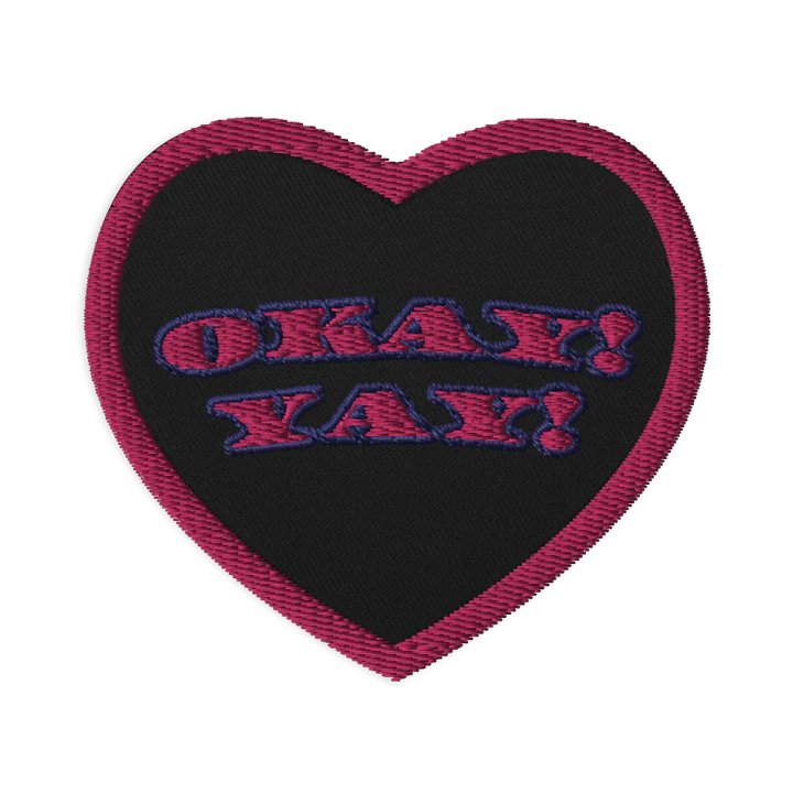 OKAY! YAY! - BIO Embroidered Patch product image (1)