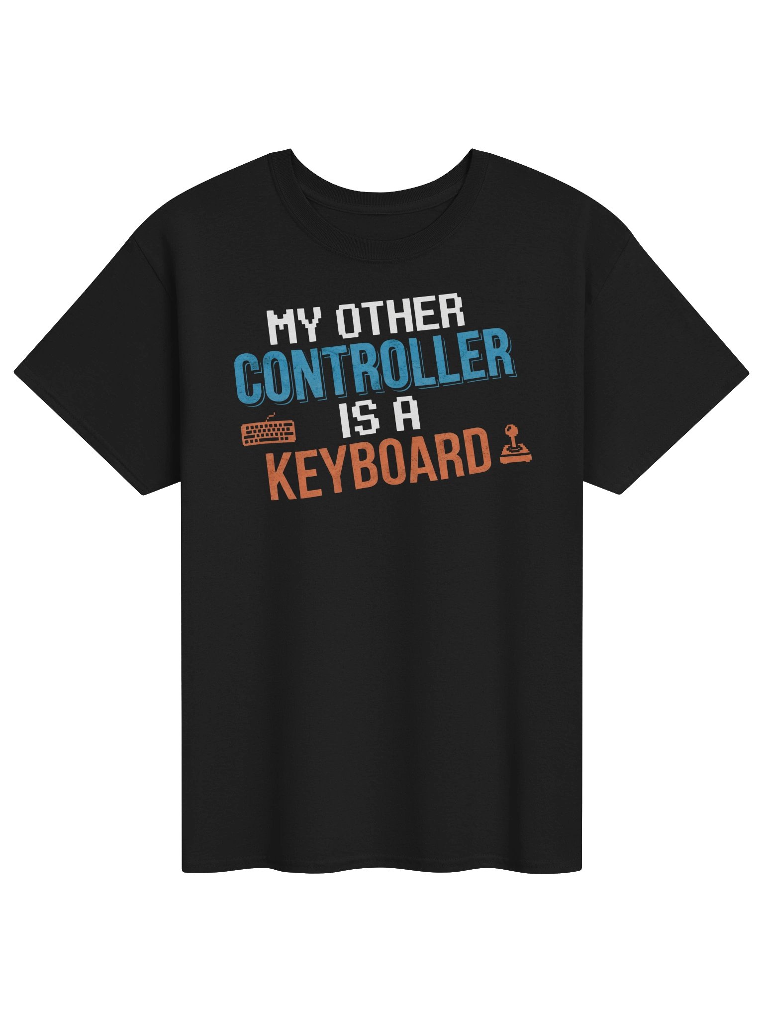My Other Controller is a Keyboard Heavy Cotton Tee product image (3)