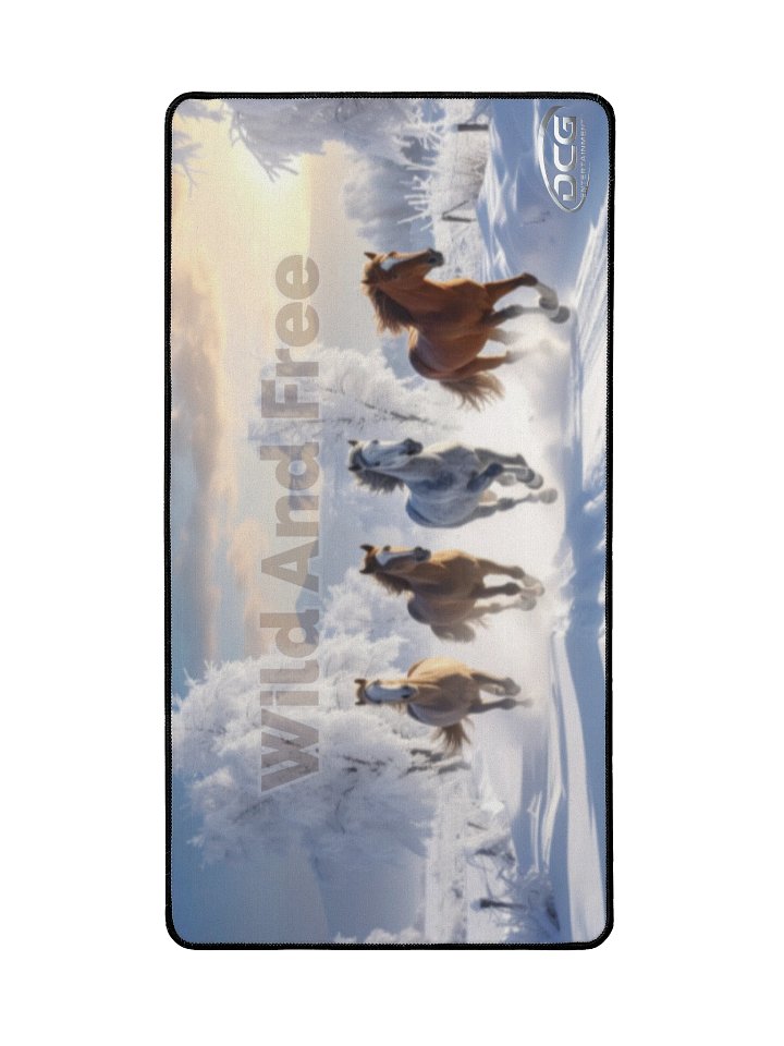 Wild And Free Horse Running Desk Mat product image (2)