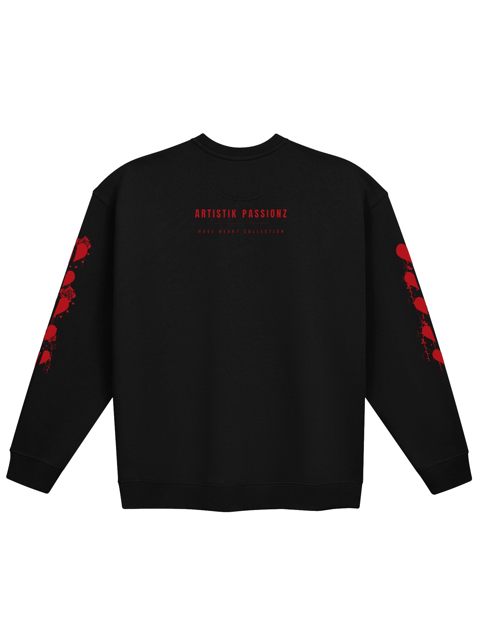 HAVE HEART — Love Hurts · Crewneck · Black product image (2)