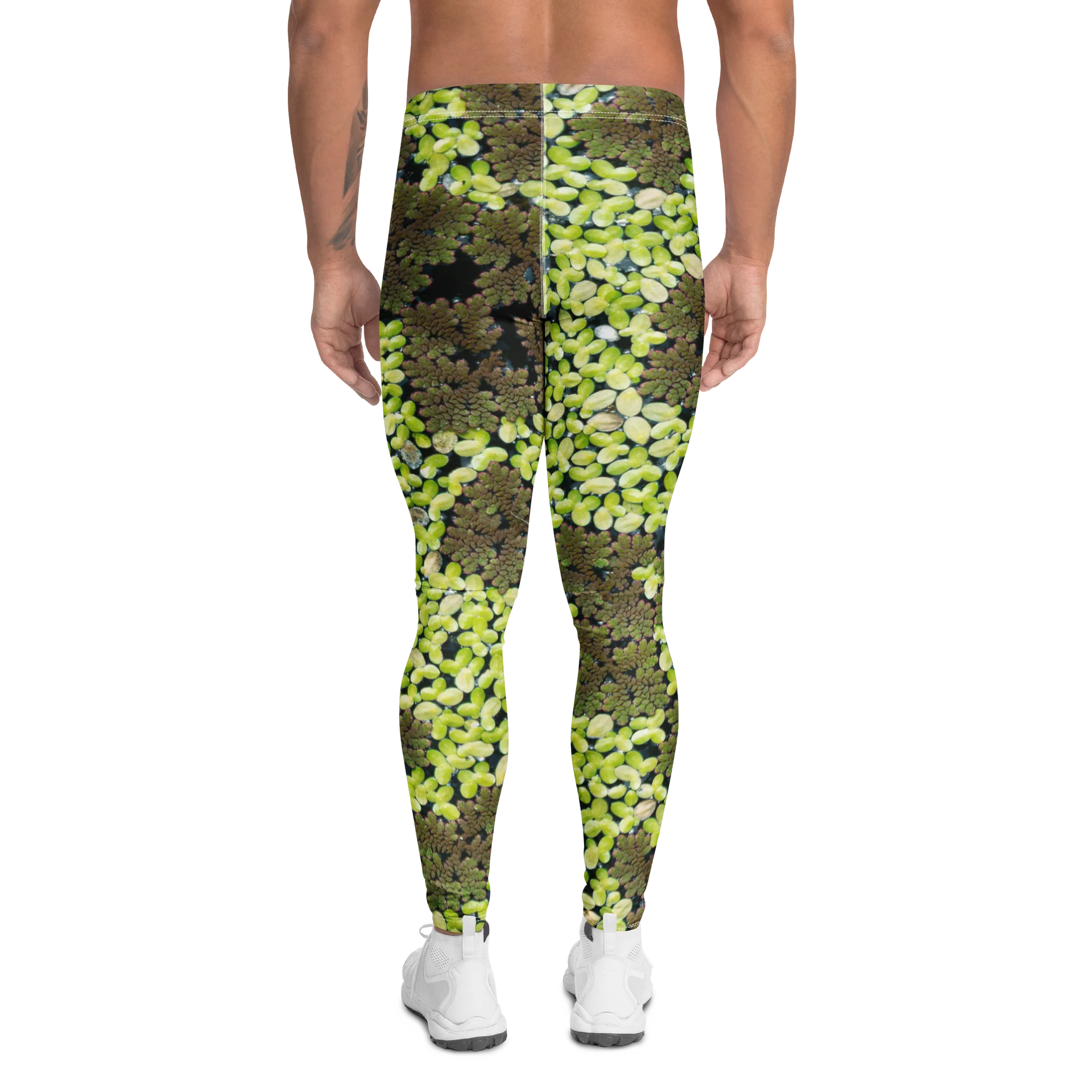 Verdant Life Light All-Over Print Men's Performance Leggings product image (3)