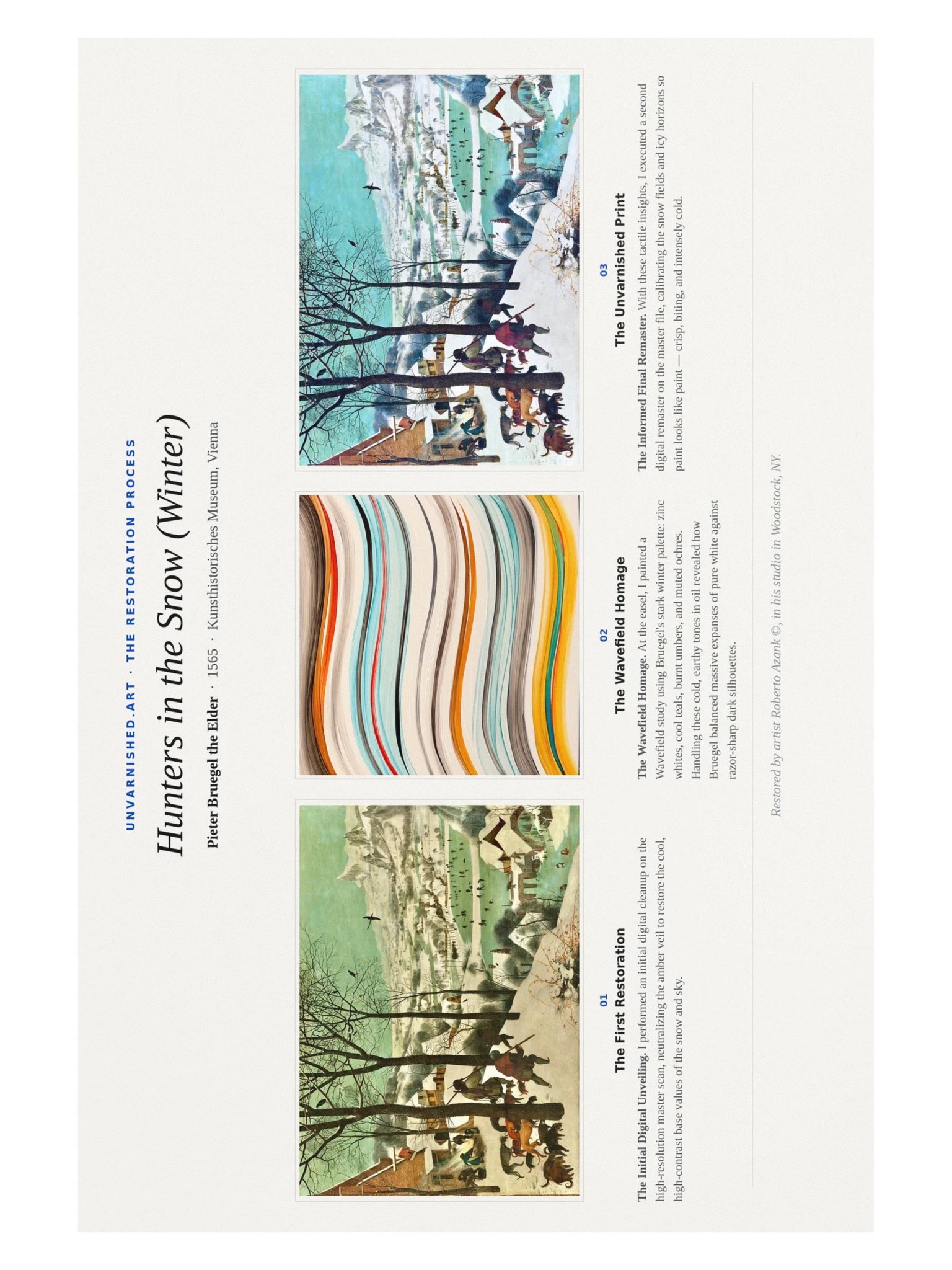 Hunters in the Snow (Winter) — Process Poster product image (1)