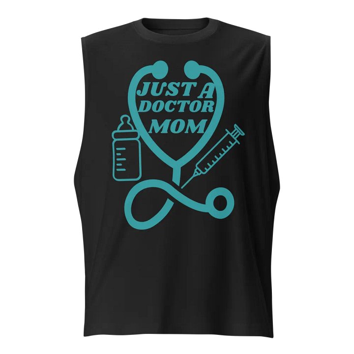 Doctor Mom Illustrated Muscle Tank product image (1)