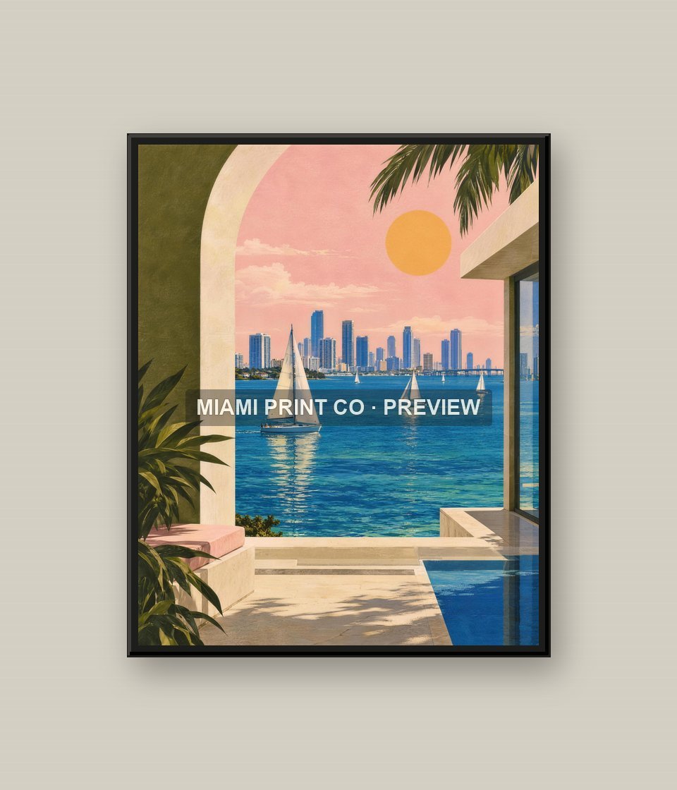 Biscayne Bay | Framed Art Print product image (1)
