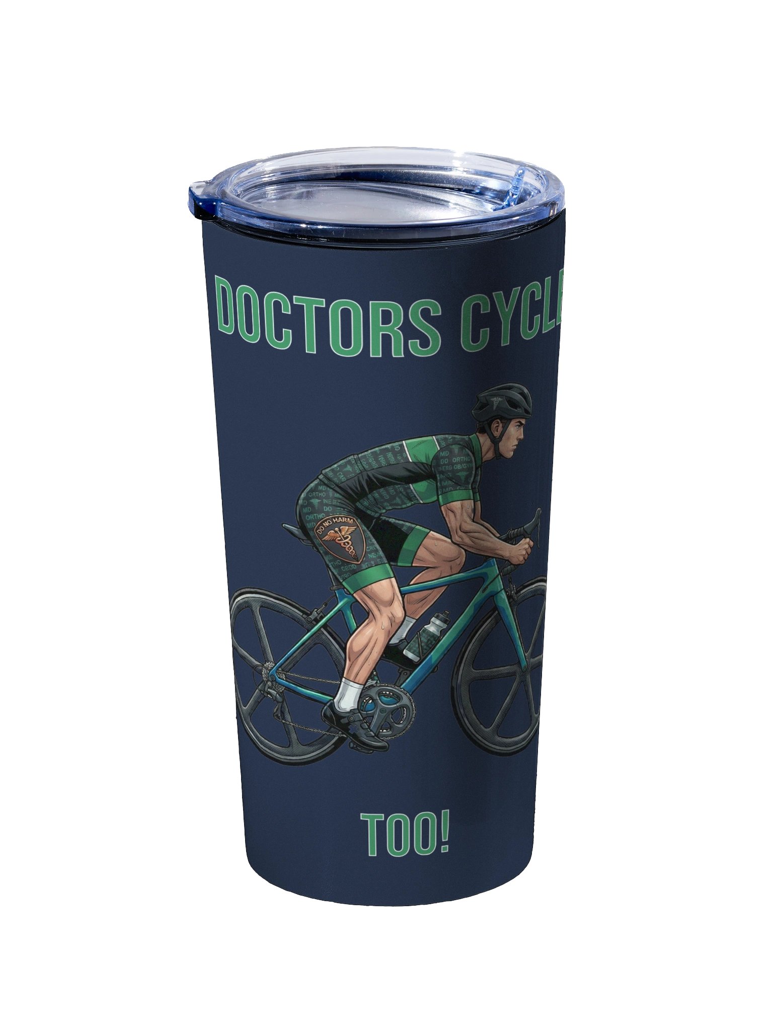 Doctor Athlete 20oz Tumbler | Mens Cycling Edition product image (2)