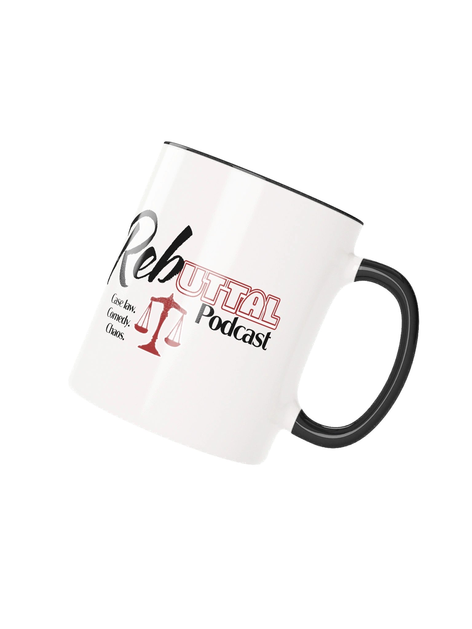 Rebuttal Podcast White & Black Ceramic Mug product image (4)
